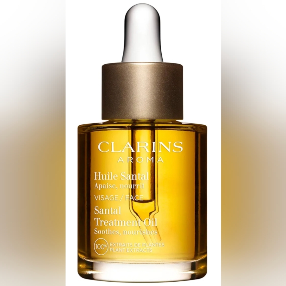 Clarins Santal Face Oil Treatment 1 oz New